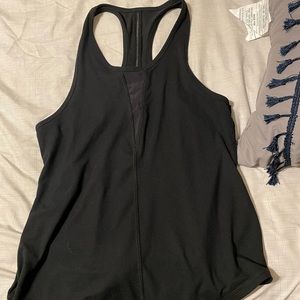 Black zyia workout tank top